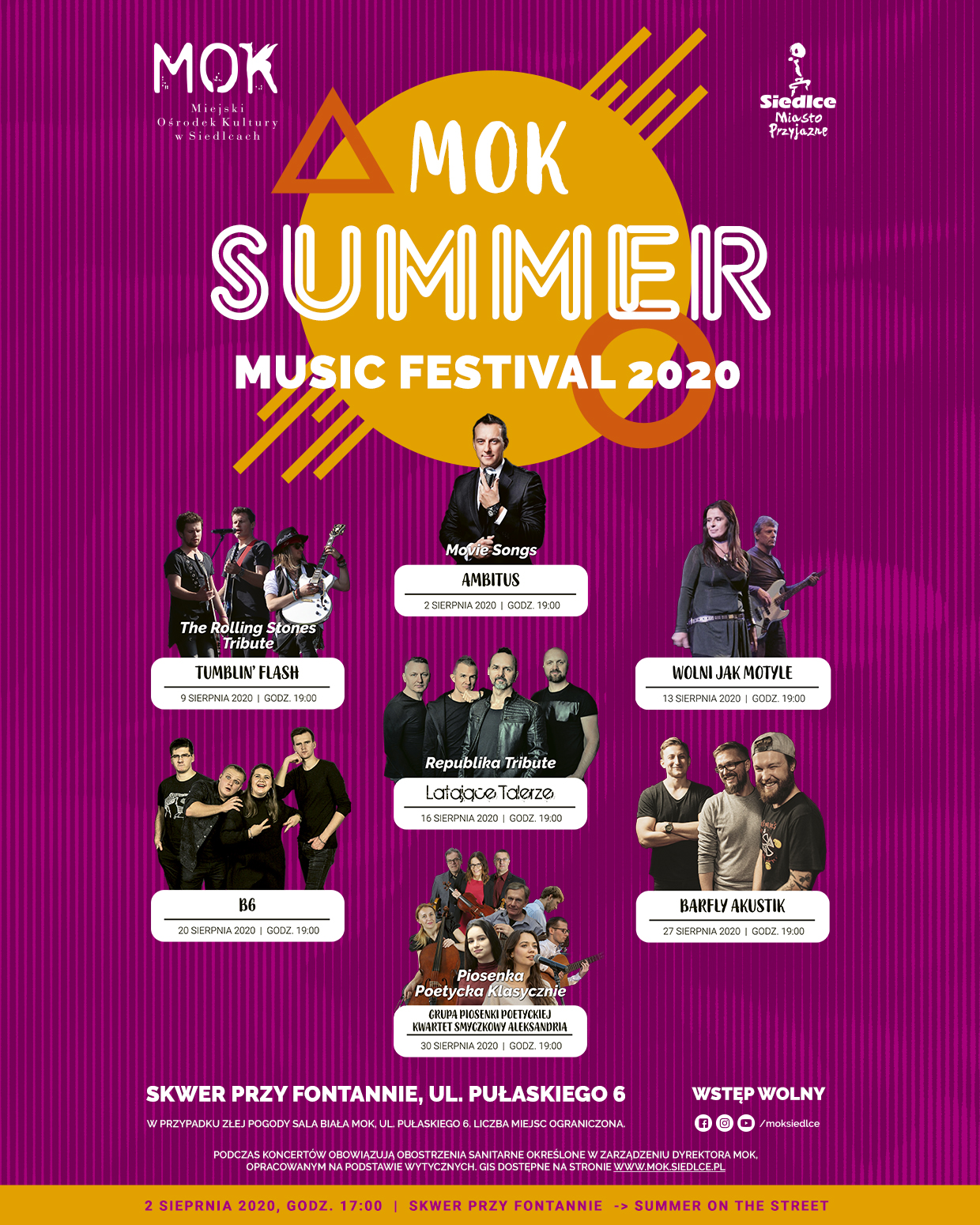 MOK Summer Music Festival 2020 | Oficjalny portal miasta Siedlce