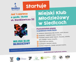 Miejski Klub Młodzieżowy w Siedlcach - nowe miejsce dla młodych ludzi