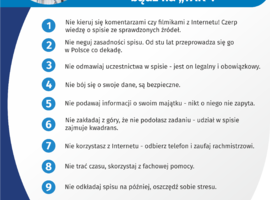 Myśl samodzielnie i nie bój się spisu! To nie boli