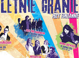 Letnie granie przy fontannie