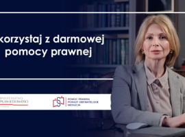 Skorzystaj z nieodpłatnej pomocy prawnej