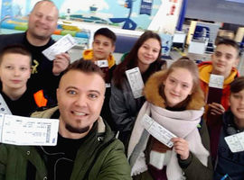 Uczniowie z SP nr 5 w Macedonii Północnej