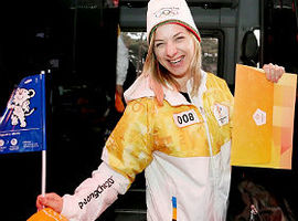 Ogień olimpijski w rękach siedlczanki!