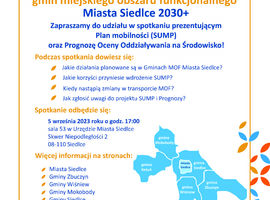 Plan Zrównoważonej Mobilności Miejskiej Gmin Miejskiego Obszaru Funkcjonalnego Miasta Siedlce 2030+