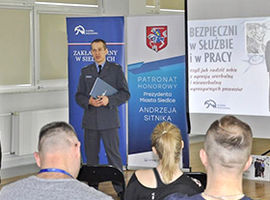 Szkolenie "Bezpieczni w służbie i w pracy"
