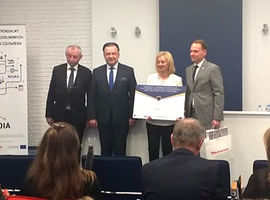 Barbara Jezierska z SP 2 w Siedlcach z tytułem Opiekuna Stypendysty Roku 2018/2019