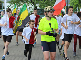 Siedlce na trasie Sztafety Niepodległości