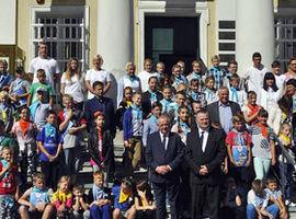 Młodzież z Wołkowyska i Siedlec u Prezydenta