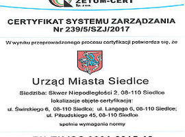 Najwyższa jakość? W Urzędzie Miasta!