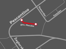 Budowa nawierzchni ul. Gen. Maczka – Odcinek od ul. Pescantina