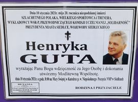 20. rocznica śmierci Henryka Guta