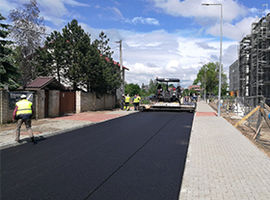 Ulica Kosowska na ukończeniu