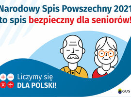 Narodowy Spis Powszechny 2021 – spis bezpieczny dla seniorów