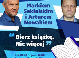Miejska Biblioteka Publiczna zaprasza na spotkanie z Markiem Sekielskim i Arturem Nowakiem autorami książki "Ogarnij się, czyli jak wychodziliśmy z szamba"
