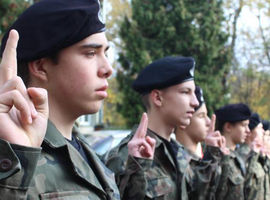 Ślubowanie klas mundurowych w „Elektryku”