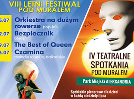 VIII Letni Festiwal pod muralem i IV Teatralne Spotkania pod muralem - repertuar