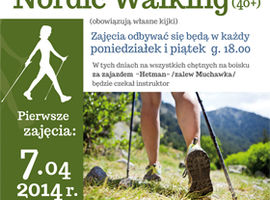 Nordic walking nad Zalewem