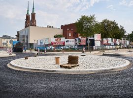 Modernizacja skrzyżowania ulic Wojskowej i Cmentarnej w Siedlcach