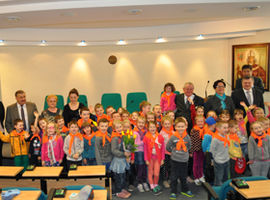 Przedszkolaki u Prezydenta