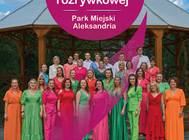 Koncert muzyki rozrywkowej w wykonaniu Chóru Miasta Siedlce w Parku Miejskim Aleksandria